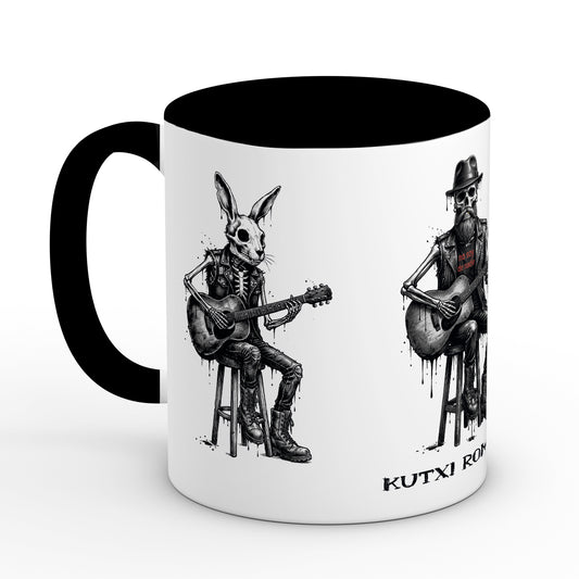 Taza Kutxi Romero "Un teatrillo sin venir a cuento" asa negra