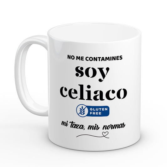 Taza no me contamines celiaco