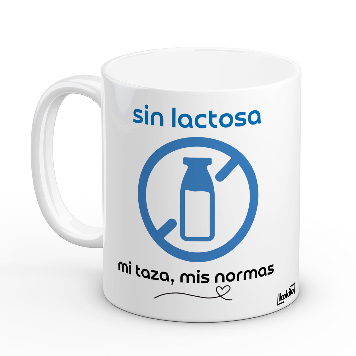 Taza sin lactosa