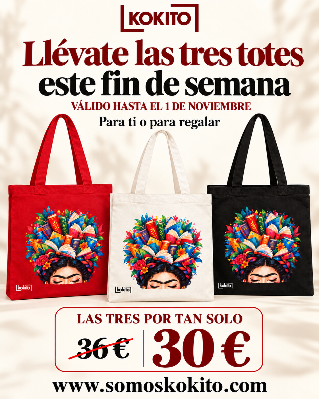 3 TOTES FRIDA LIBROS POR 30 EUROS