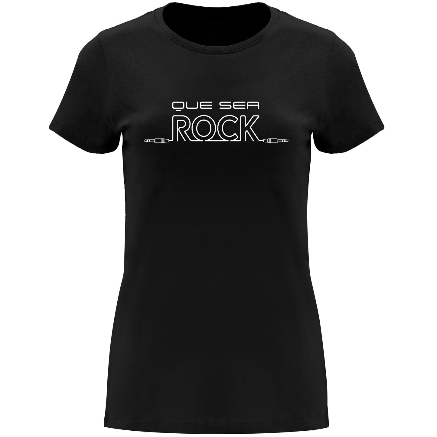 Camiseta "Que sea rock" chica