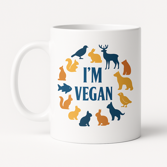 Taza I'm vegan
