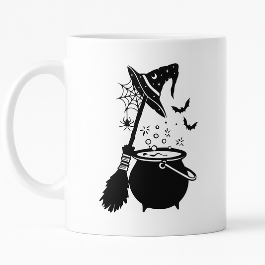 Taza Aquí bebe una bruja