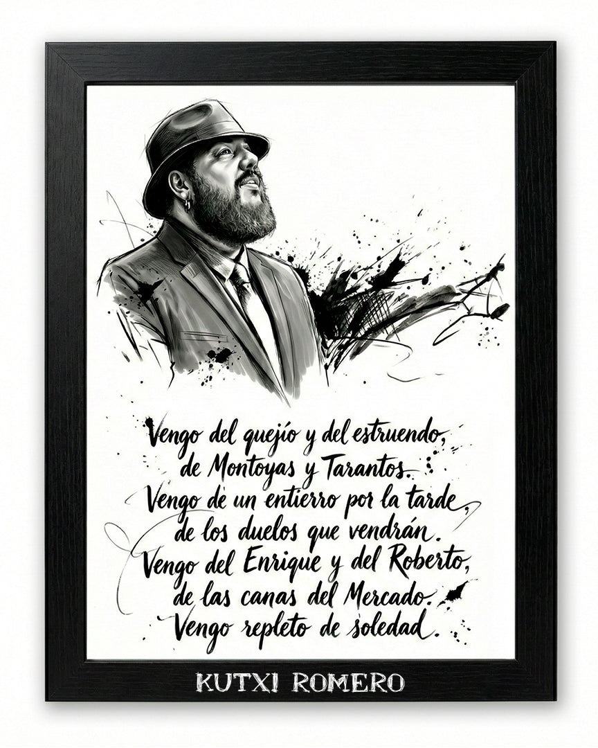 Ilustración enmarcada