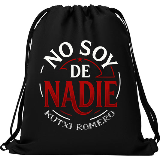 Mochila de tela NO SOY DE NADIE Kutxi Romero