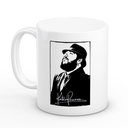 Taza Kutxi Romero negro y blanco