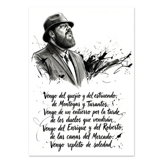 Postal oficial "Vengo del Mercado" de Kutxi Romero