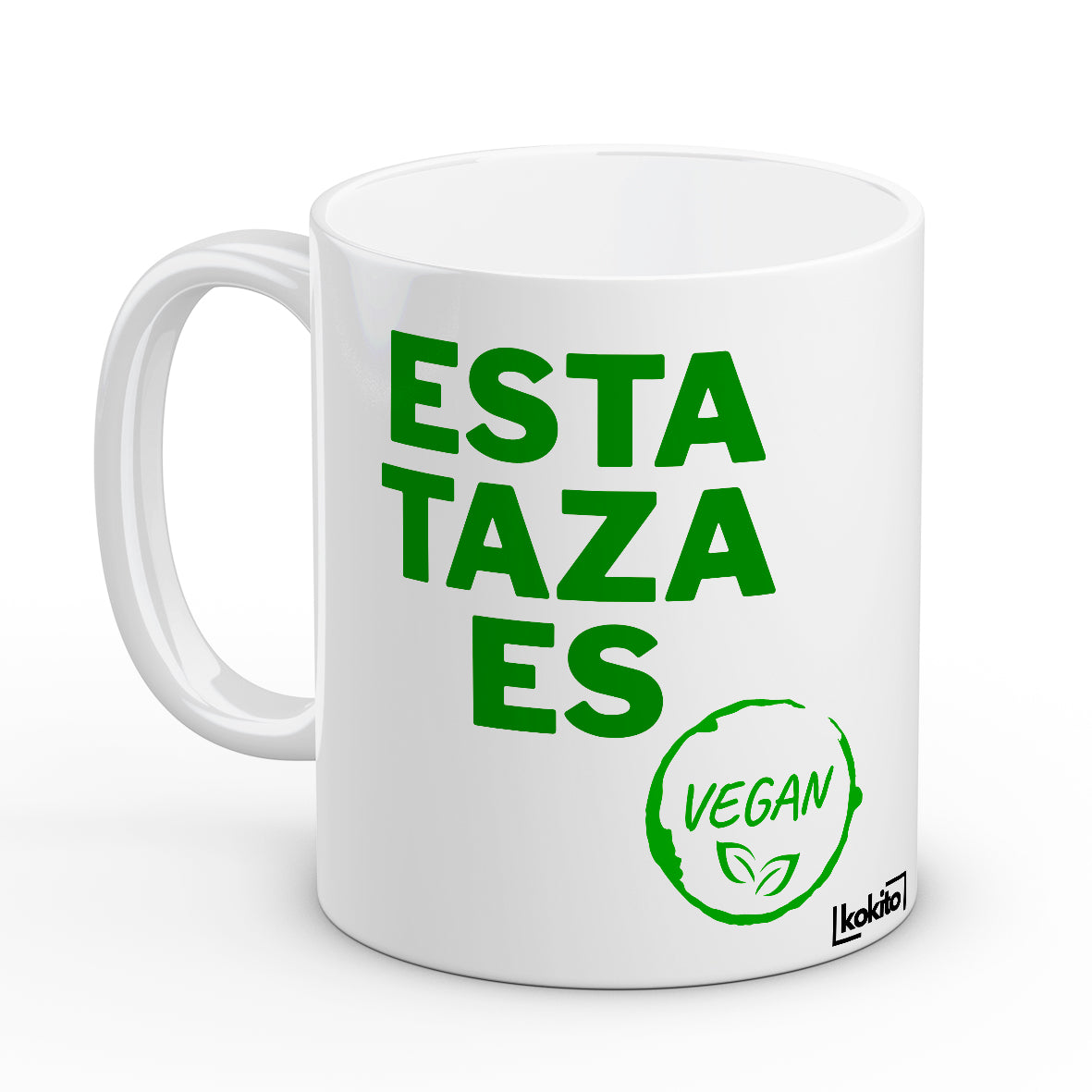 Taza Vegan verde