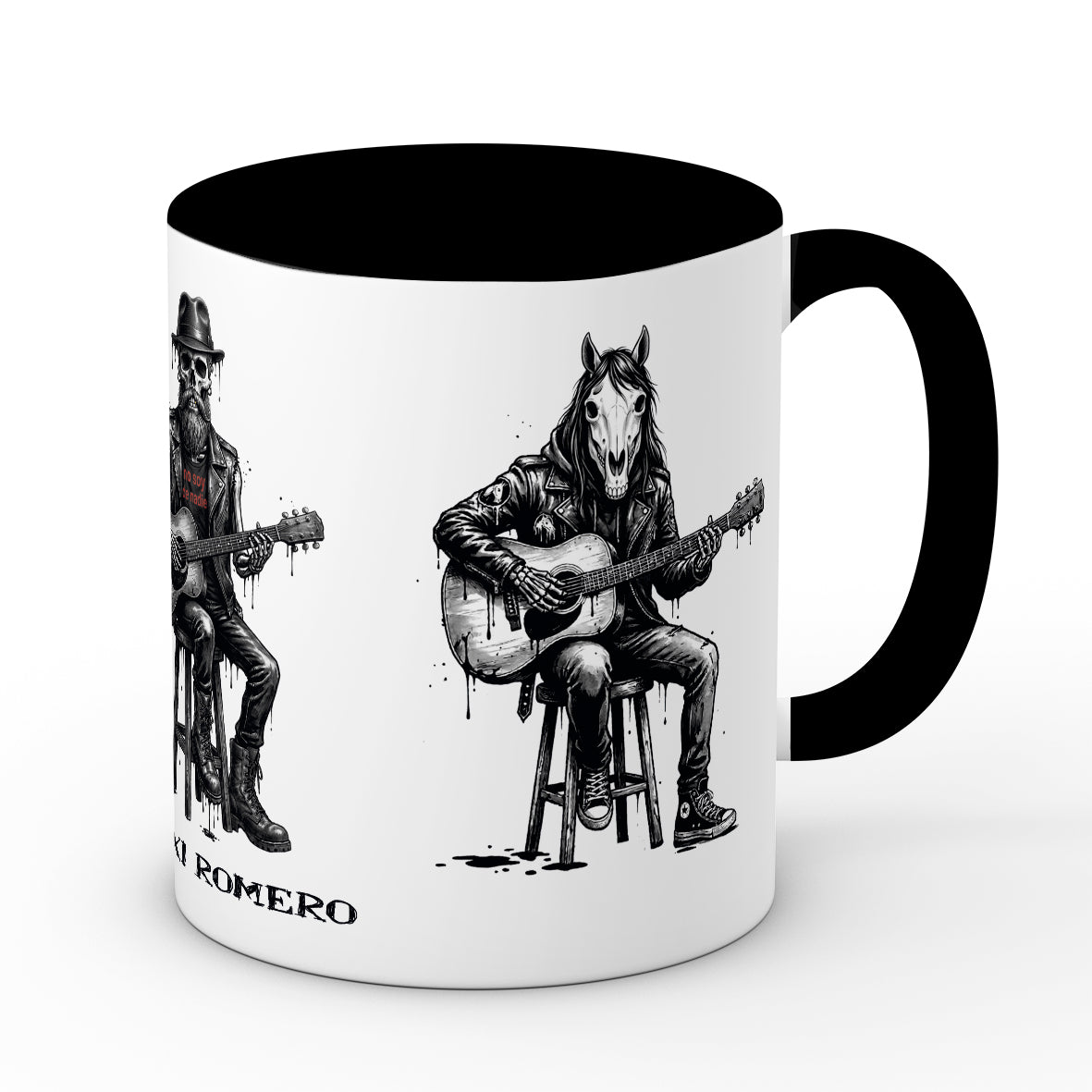 Taza Kutxi Romero "Un teatrillo sin venir a cuento" asa negra