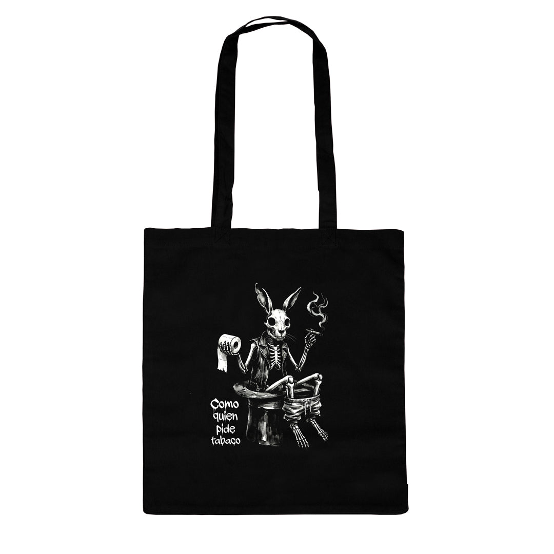 Tote Bag COMO QUIEN PIDE TABACO Kutxi Romero
