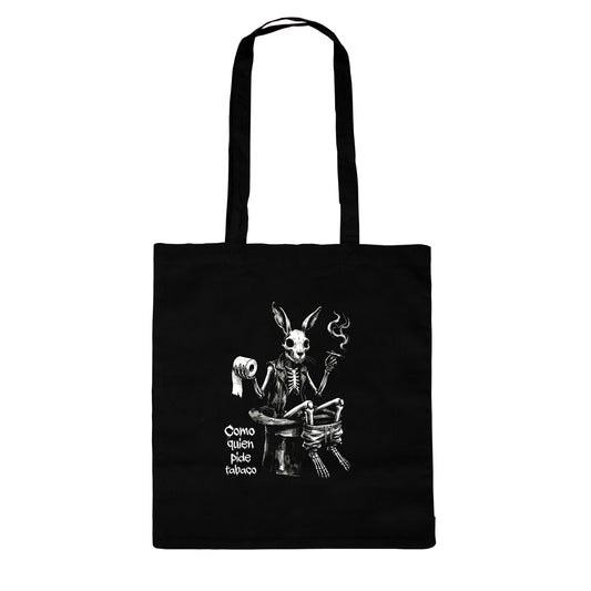 Tote Bag COMO QUIEN PIDE TABACO Kutxi Romero