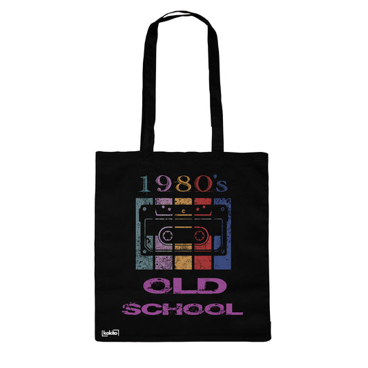 Tote bag "1980 old school"