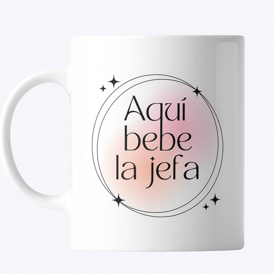 Taza Aquí bebe la jefa