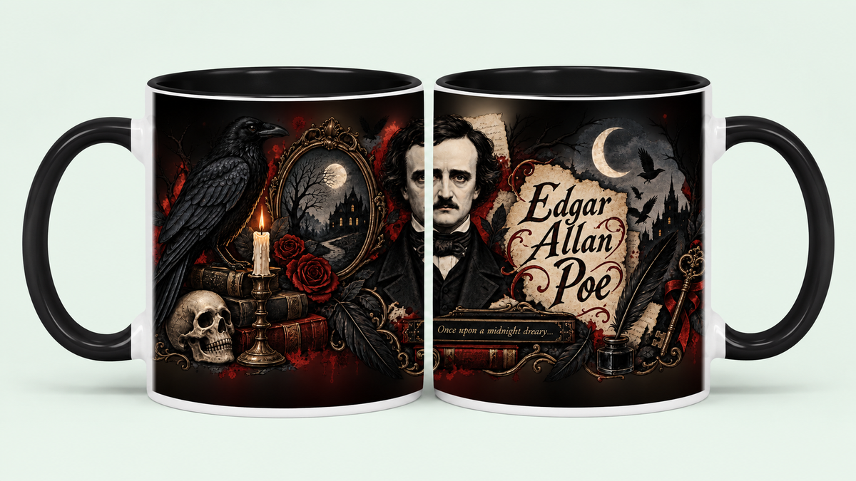 Taza Edgar Allan Poe