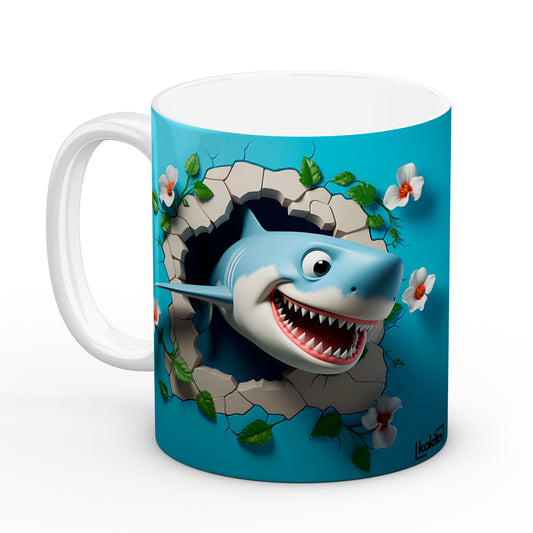 Taza tiburón infantil