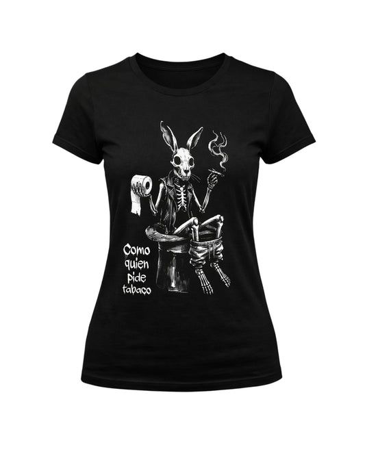 Camiseta COMO QUIEN PIDE TABACO mujer Kutxi Romero
