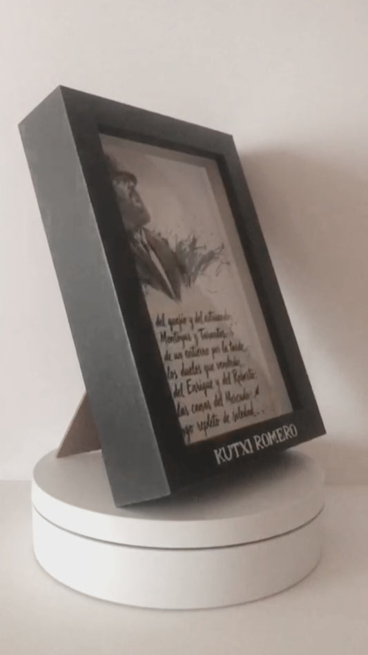 Ilustración enmarcada